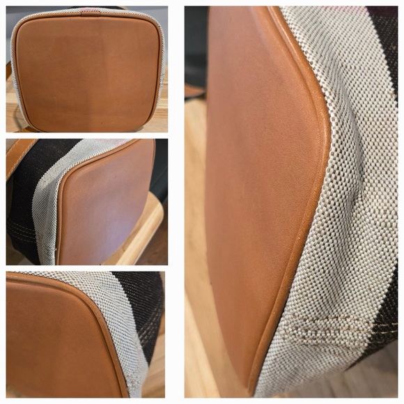 Burberry Canvas Mega Check Mini Ashby Hobo Crossbody - Picture 10 of 15